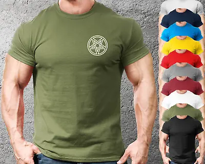 Buy Pentagram L/B Devil Gym Fit T-Shirt Mens Fashion Training Top Design New Quality • 8.99£