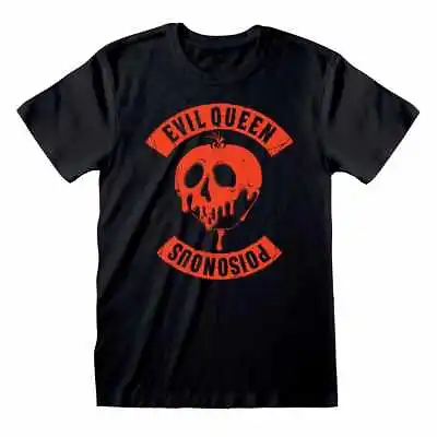 Buy Disney Villains - Villains Evil Queen Poisonous Unisex Black T-Shirt  (Black) • 15.49£