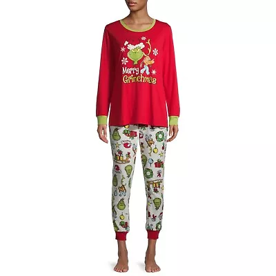 Buy Women's Grinch Who Stole Christmas 2-Piece Pajamas • 33.14£