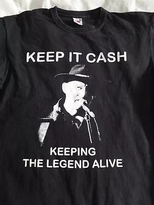 Buy *KEEP IT CASH* JOHNNY CASH Tribute Band Tshirt Top • 3.99£