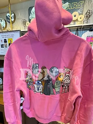 Buy 2024 Disney Star Wars Artist Series Will Gay Pink Zip Up Jacket Hoodie Adult XS • 105.67£