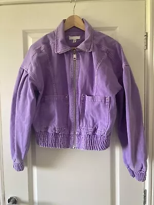 Buy Purple River Island Denim Jacket Size S New • 24.95£