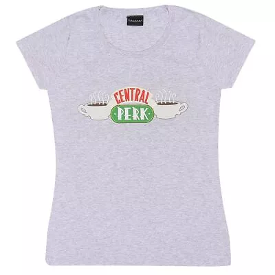 Buy Friends - Central Perk Womens Heather Grey Fitted T-Shirt Ex Ex Larg - K777z • 12.52£