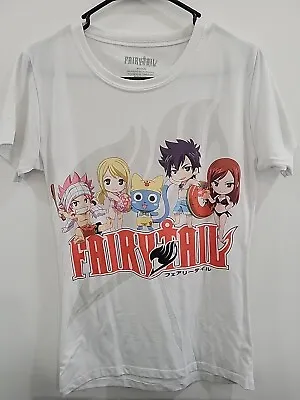 Buy White Fairy Tail Anime Shirt Womens • 9.47£