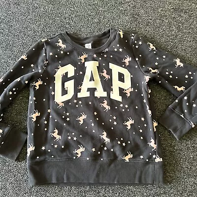 Buy Girls Gap Sweater Unicorn Print Size Xl Approx Age 12 Yrs  • 3£