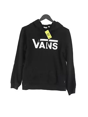Buy Vans Women's Hoodie XS Black 100% Cotton Pullover • 16£