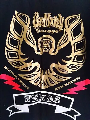 Buy Mens Gas Monkey Garage Large Black T Shirt Size 42  Chest Brand New No Tags • 3.99£