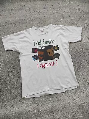 Buy Vintage 90s Bad Brains Band Shirt Hardcore Punk 90er I Against I • 256.94£