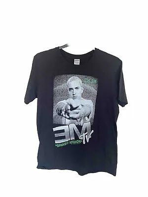 Buy Eminem EM TV Slim Shady Marshall Mathers T-Shirt Official Gildan Size Large Mens • 22£