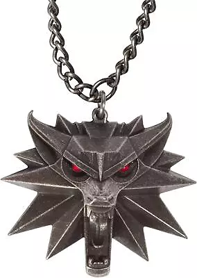 Buy The Witcher 3 White Wolf Medallion LED Necklace • 64.91£
