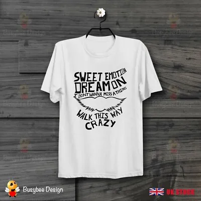 Buy Aerosmith Walk This Way Crazy Sweet Emotion Dream Song Unisex Tee T Shirt B703 • 6.49£
