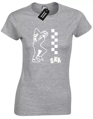 Buy Ska Ladies T Shirt Dance Music Reggae Cult  80s Novelty Womens Christmas Present • 7.99£