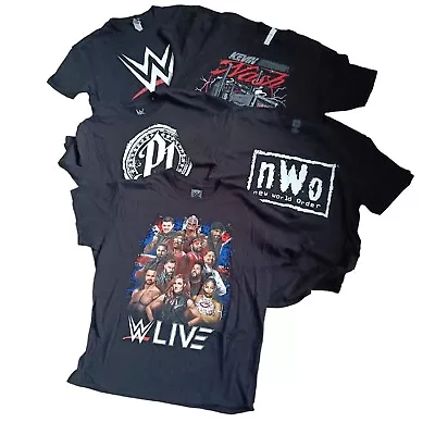 Buy 5x WWE Shirts Bundle NWO, AJ Styles, WWE, Live 2021, Kevin Nash - Men's Size XL • 39.99£