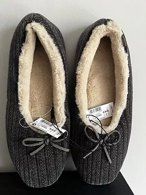 Buy Women’s Next Dark Grey Ballet Slippers Size Large 7-8 New • 13.50£