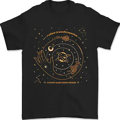 Buy Moon Phases Celestial Pagan Mens T-Shirt 100% Cotton • 8.49£