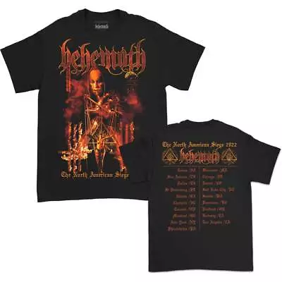 Buy Behemoth Unisex T-Shirt: North American Tour '22 Puppet Master (Back Print) OFFI • 20.90£