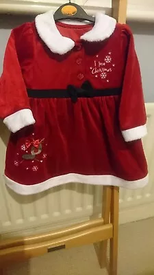 Buy Christmas / Xmas Dress Baby Girl 12-18months • 5£
