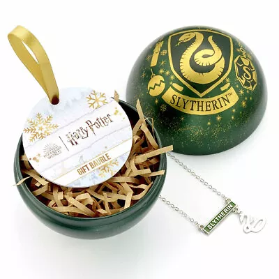 Buy Harry Potter - Harry Potter Christmas Gift Bauble Slytherin - New Silv - J300z • 14£