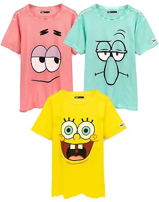 Buy SpongeBob SquarePants T-Shirt Unisex Patrick OR Squidward Character Top • 17.99£