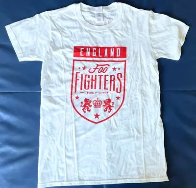 Buy New Womens Foo Fighters Wembley Rock England Football T Shirt Small World Cup • 9.99£