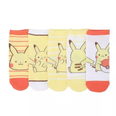 Buy Pikachu Pokemon Unisex Ankle Socks 5-Pack • 20.78£