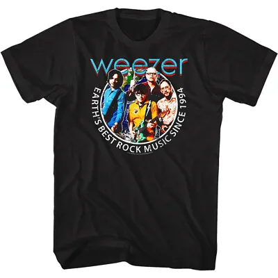 Buy Weezer Earth's Best Rock Music Since 1994 Men's T Shirt Concert Merch • 39.89£