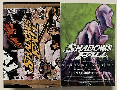 Buy Lot Of 4 Album/Merch Promo Cards 4x6 Slipknot Shadows Fall Lamb Of God OOP RARE • 9.50£