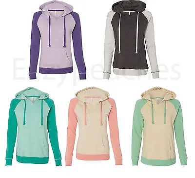 Buy Weatherproof Ladies Reese Hoody, Raglan, Hooded Sweatshirt, Womens S-2XL Hoodie • 28.77£