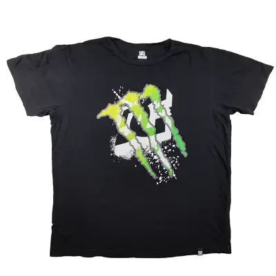 Buy DC Shoes X Monster Cotton T Shirt Size L Black Short Sleeve Crew • 19.99£