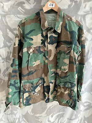Buy Genuine US Army Camouflaged BDU Battledress Uniform - Small Short • 9£