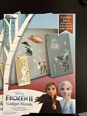 Buy 6  X 26 Frozen 2 Reusable/Waterproof Gadget Decal Stickers Official Merch • 9.99£
