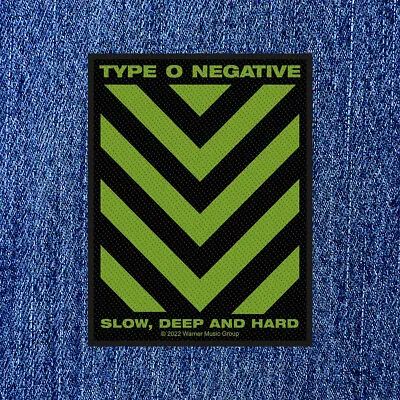 Buy Type O Negative - Slow Deep And Hard (new) Sew On Patch Official Band Merch • 4.75£
