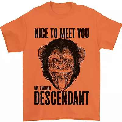 Buy Chimp Evolved Descendant Funny Monkey Ape Mens T-Shirt 100% Cotton • 7.99£