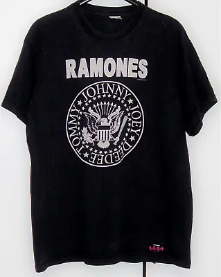 Buy Ramones Vintage T Shirt 2006  Hey Ho Let's Go Print Logo Größe L By 1 2 3 4 • 11.99£