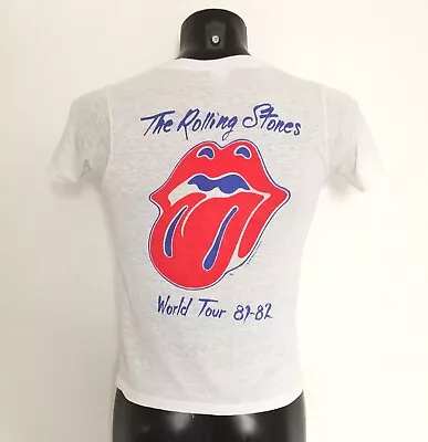 Buy MEGA RARE Vintage Official Rolling Stones 1981 1982 World Tour Home Cookin XS • 19.99£