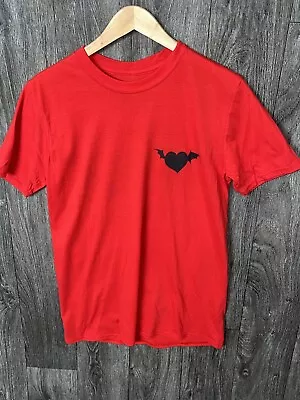 Buy Yungblud Red Heart Print Life On Mars Tour 2021/2022 Concert T-Shirt Ladies Med • 14.99£