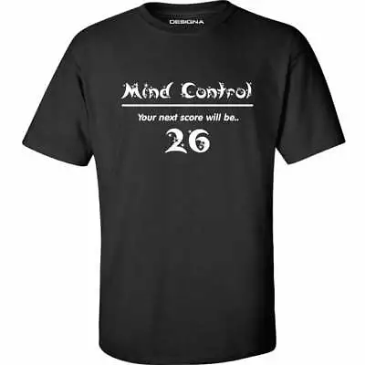 Buy Darts T Shirt Mind Control Sizes Sm-5xl Slogan 26 • 9.75£