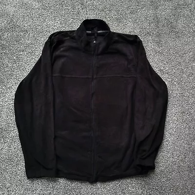 Buy Starter Fleece Zip - Up Hoodie Mens XL Black Embroided Logo • 4.99£