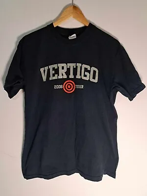 Buy U2 Vertigo 2006 Bullseye Zealand Tour Band Merch Rock Shirt - Size Medium  • 15.66£