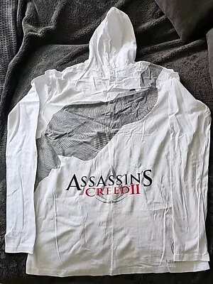 Buy Assassins Creed 2 Hoodie Pullover Video Game Rare Promotional Shirt Vintage • 77.47£