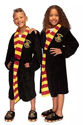 Buy Merch Harry Potter Hogwarts Fleece Robe - Kids Unisex Extra Large 1 Clothing NEW • 18.97£
