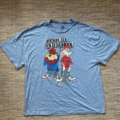 Buy Looney Tunes Kickin It Old School T Shirt Mens 2XL In Very Good Condition . • 9.99£