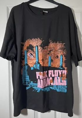 Buy Pink Floyd T Shirt Animals Prog Rock Band Merch Tee Size Large Oversized • 19.50£