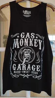 Buy Men's Black Gas Monkey Garage Vest - Medium • 10.99£