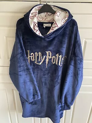 Buy Harry Potter Oodie Oversized Faux Fur Fleece Longline Hoodie XS/S Small - BNWT • 22£