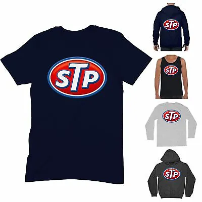 Buy STP Motor Oil Logo T Shirt - Racing Speedway Motorcycle Biker • 12.95£