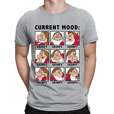 Buy Grumpy Seven Dwarf Current Moods Funny Fathers Day Mens T-Shirts Tee Top #VE6 • 9.99£