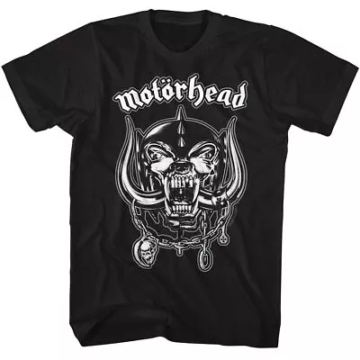Buy Motorhead Snaggletooth And Logo Black Shirts • 20.77£