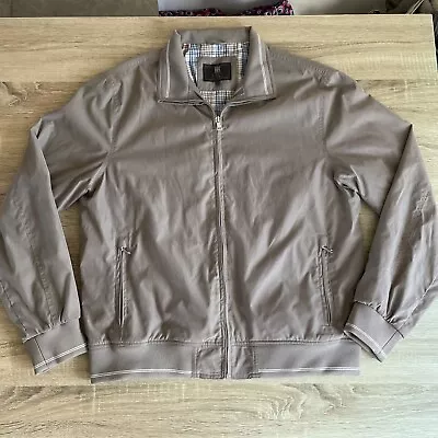 Buy M&S Mens Bomber Lightweight Jacket Taupe Light Brown Size Large  • 7.99£