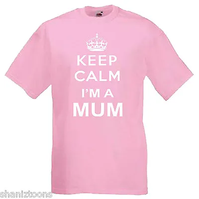 Buy Keep Calm Mum Adults Mens T Shirt 12 Colours Size S - 3XL • 9.49£